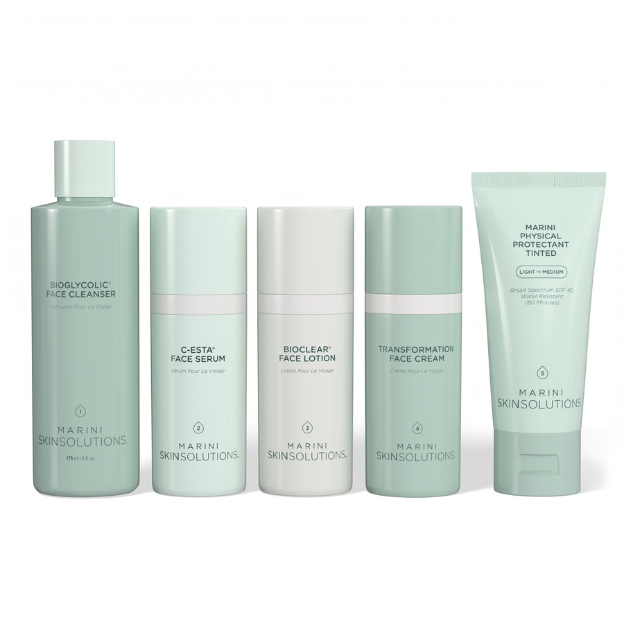 Система ухода для нормальной и комбинированной кожи c SPF45