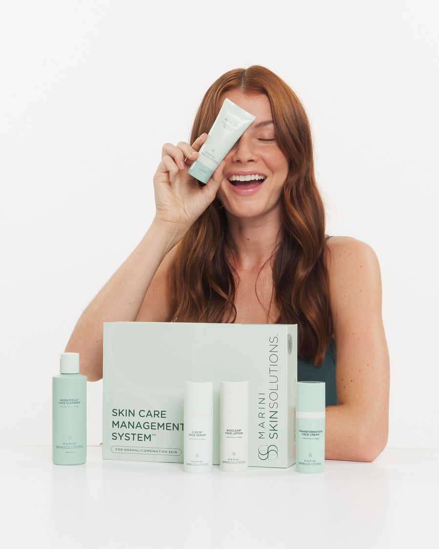 Система ухода для нормальной и комбинированной кожи c SPF45