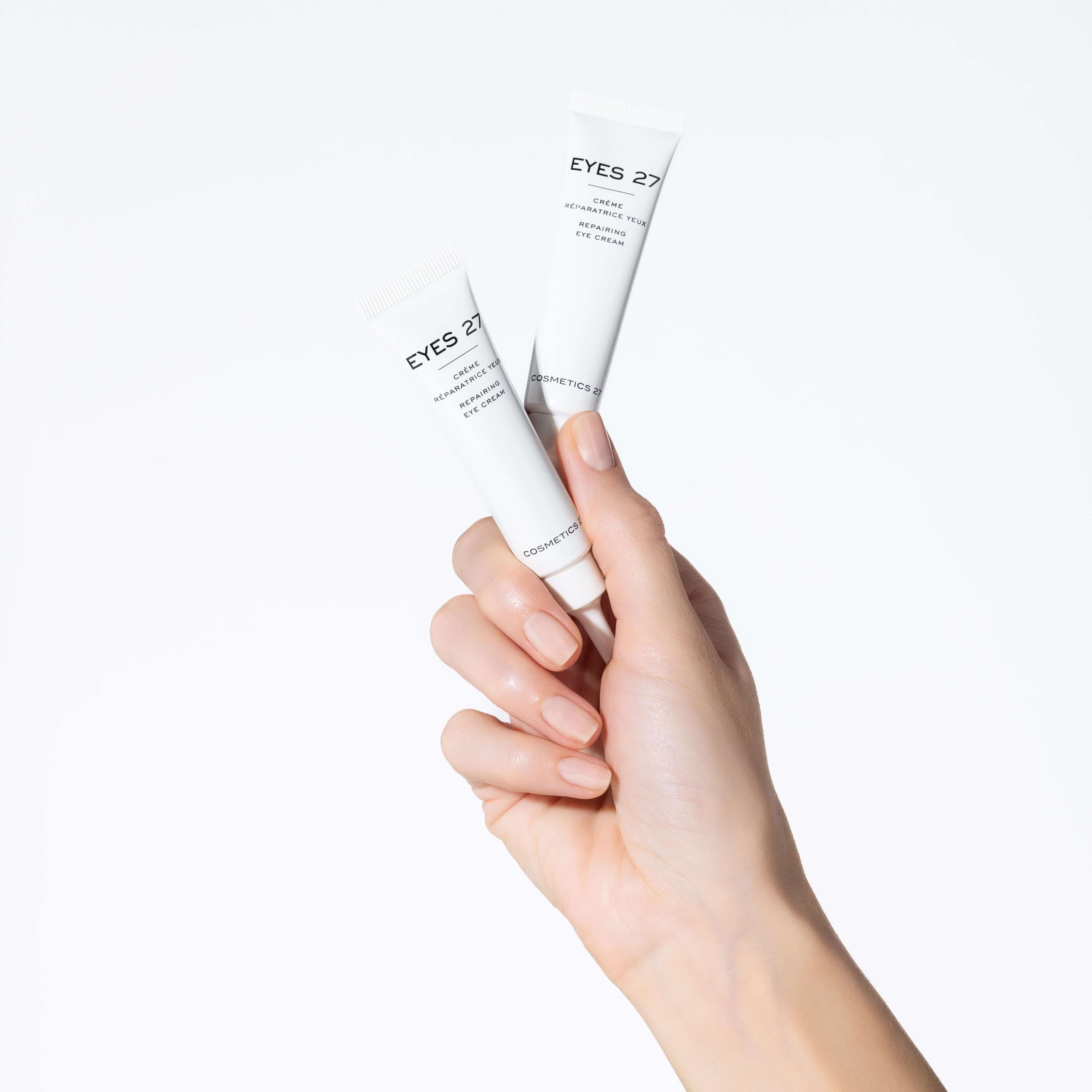 Омолаживающий крем для глаз от темных кругов с противоотечным действием