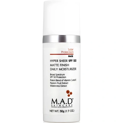 Увлажняющий и матирующий крем-основа под макияж с защитой SPF 50, 50 гр