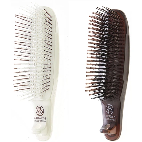Расческа Scalp Brush Com, коричневый (1шт)