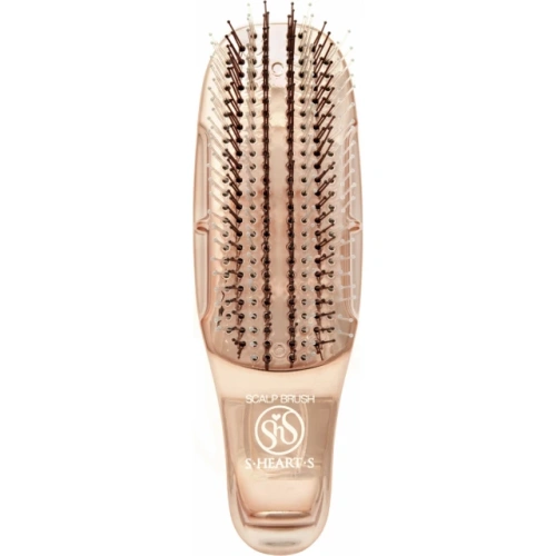 Расческа Scalp Brush Gold с укороченной ручкой, розовое золото (1шт)
