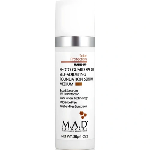 Подстраивающаяся сыворотка-основа под макияж с защитой SPF50 Medium, 30 гр