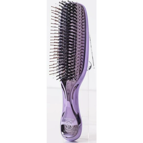 Расческа Scalp Brush Premium с длинной ручкой, фиолетовый (1шт)