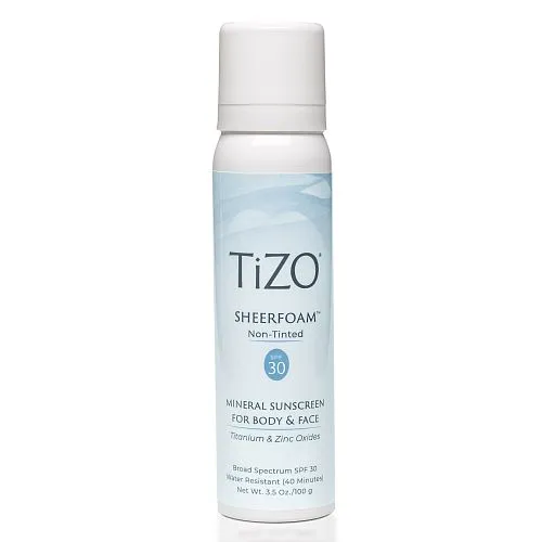 Спрей солнцезащитный для лица и тела TiZO SheerFoam Sunscreen  SPF 30 Non-Tinted